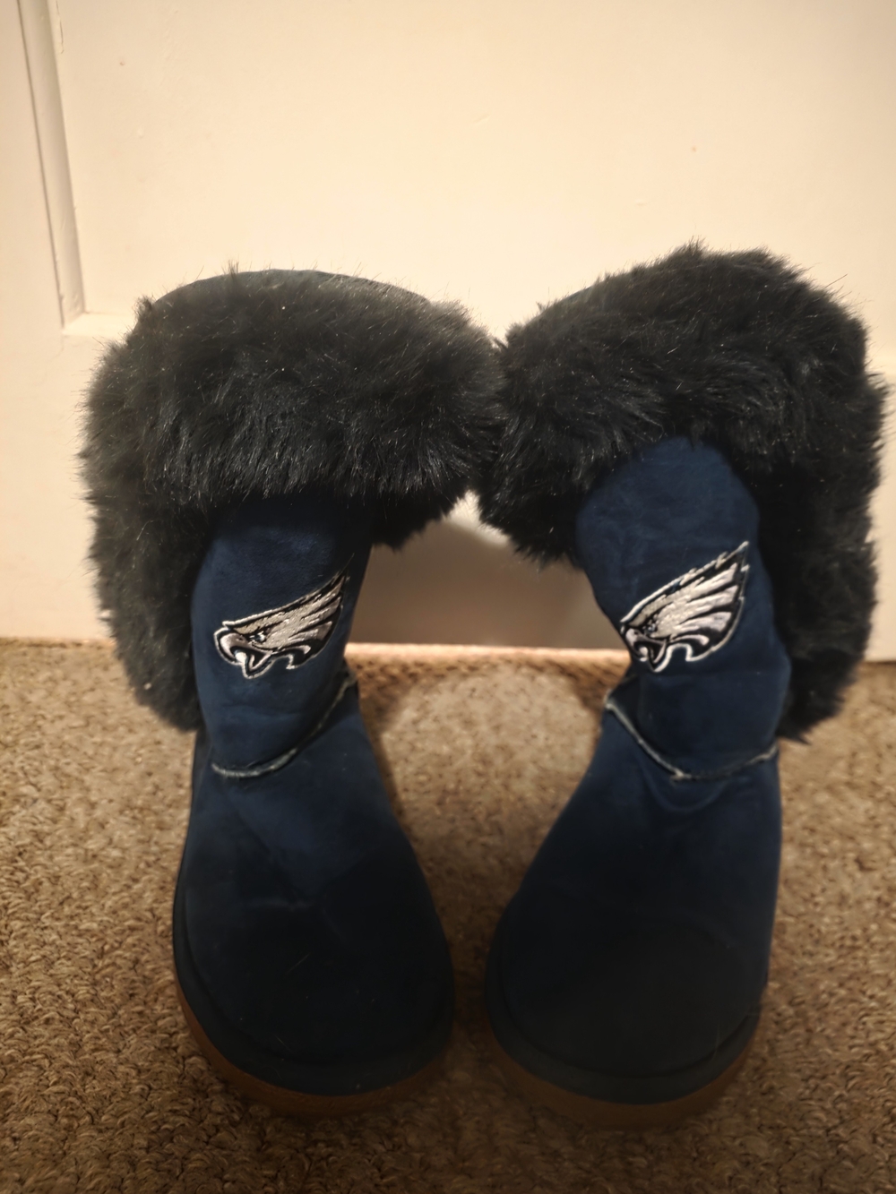 Women’s Philadelphia Eagles Lined Suede Boots